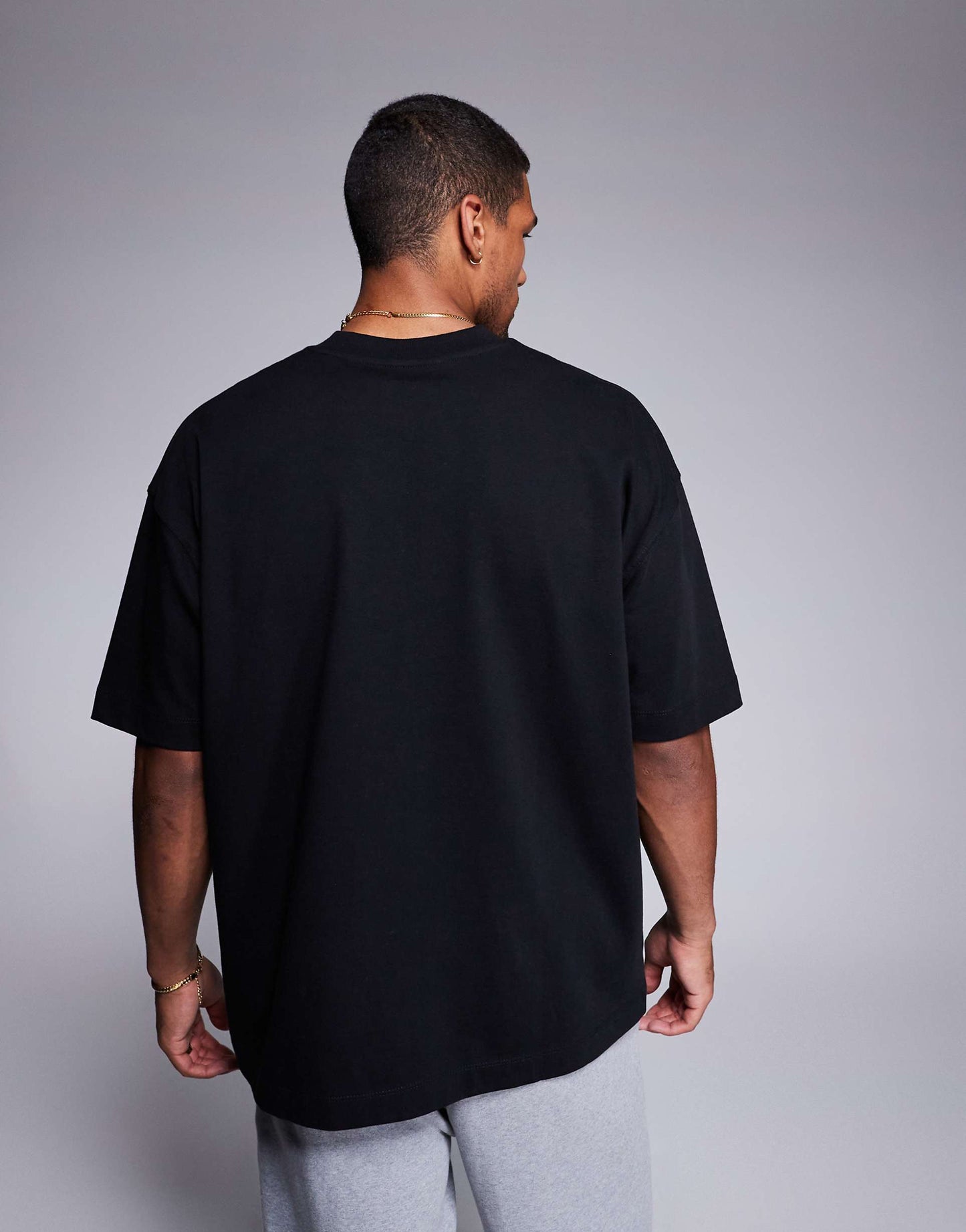 MONARCH PREMIUM HEAVYWEIGHT OVERSIZED T-SHIRT 300GSM | PURE BLACK